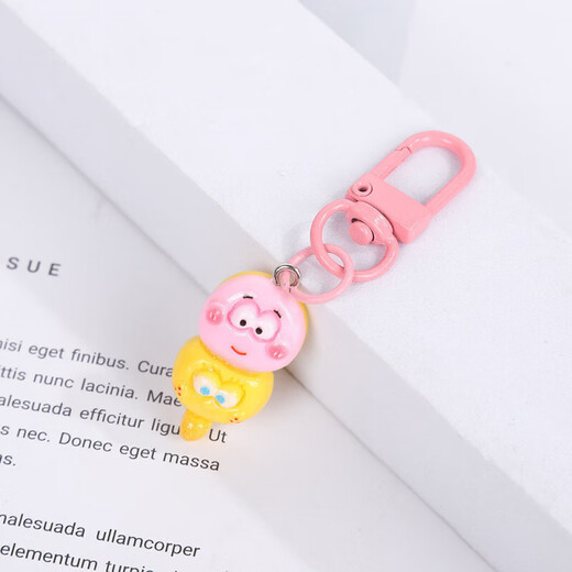 Student keychain cute cartoon pendant girl schoolbag accessories gift best friend fat fat