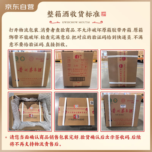 Moutai 2024 Feitian Maotai-flavor liquor 53% 500ml*6 full box [Famous Liquor Appraisal]
