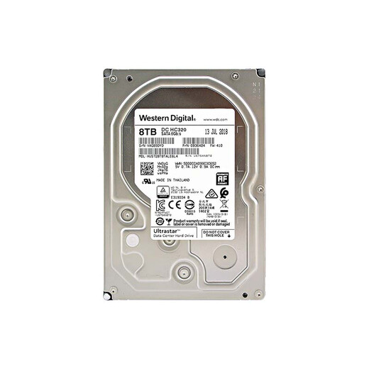 
Western Digital (WD) 8TB Enterprise-grade mechanical hard drive DC HC320 SATA 7200 to 256MB CMR vertical server hard drive 3.5-inch HUS728T8TALE6L4
