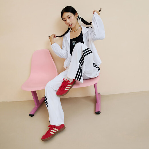 Adidas T-toe shoes VL COURT retro casual sneakers moral training shoes for men and women Adidas light sports light scarlet/warm vanilla/yellow 38