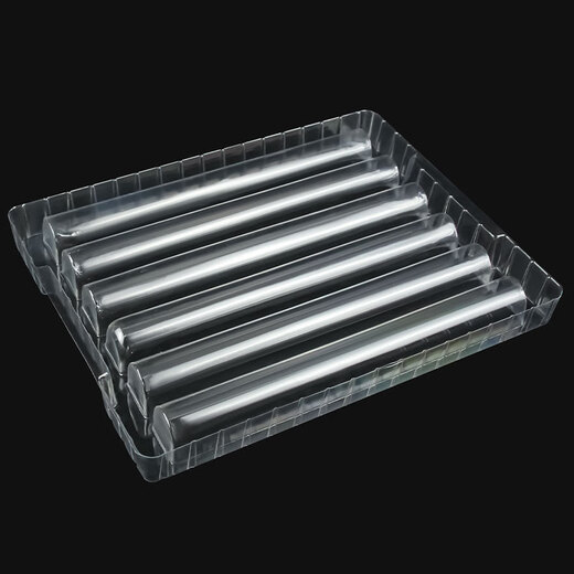 Western Yuan blister tray 12-grid round blister box universal spot hardware electronic plastic blister tray parts tray inner slot size 295* 34*32mm 80 wire 295* 34*32mm 80 wire 50 pieces