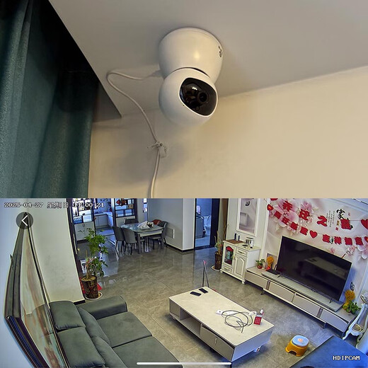 Tianshitong-Lösung 5 Millionen Single- und Doppel-Objektiv Full Color WiFi Version 4G Ultra-Clear Camera Intercom App Remote-Überwachung WiFi Version 5 Millionen mit Überwachung Netzteil mit 64G Speicherkarte