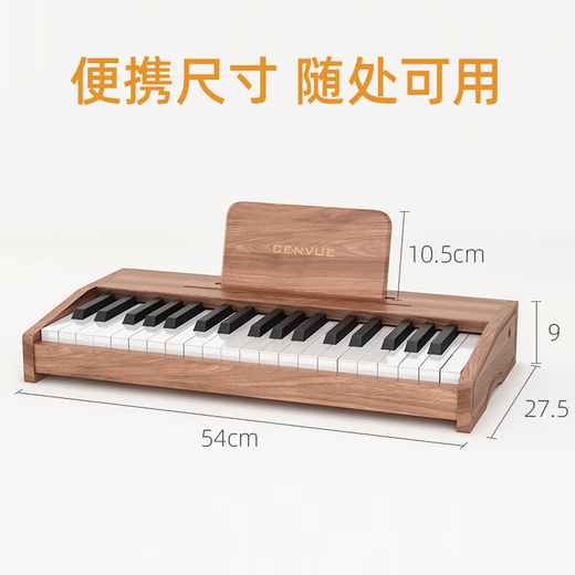 CENVUE wooden children's small piano electronic keyboard entry boy and girl baby infant birthday first birthday music toy gift