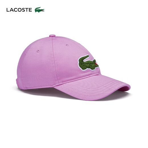 
LACOSTE French crocodile men and women fashion logo print solid color baseball cap baseball cap RK9871 IXV_Lauve TU