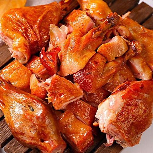 Qiulin Ridaos char siu pato salsa de pato asado de cinco especias plato pato casual bocadillo estofado de alimentos cocidos 655g Ridaos char siu pato 655g * 1