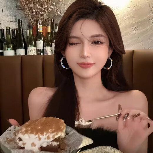 Nianfu S925 Silver Needle Stud Earrings Light Luxury Niche Exquisite Circle Earrings Women's Classic Mid-Autumn Festival Gift for Girls Circle Earrings S925 Silver Needle