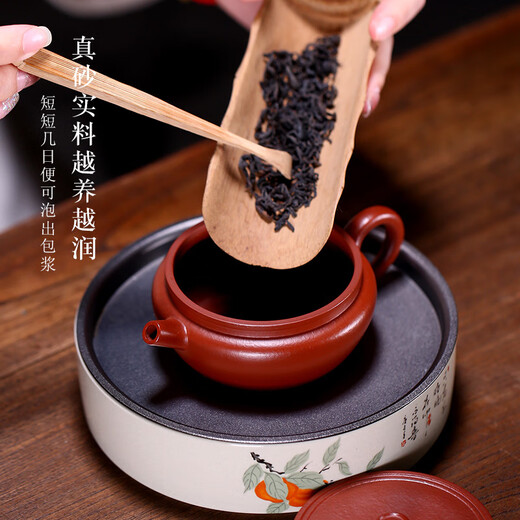 Agent Yixing TEAPOT CHEME Artiste pur à la main Zhu ni Dahongpao Pingyun Zisha TEAPOT 12611 12611 Pingyun-National Assistant Xie Wanhua