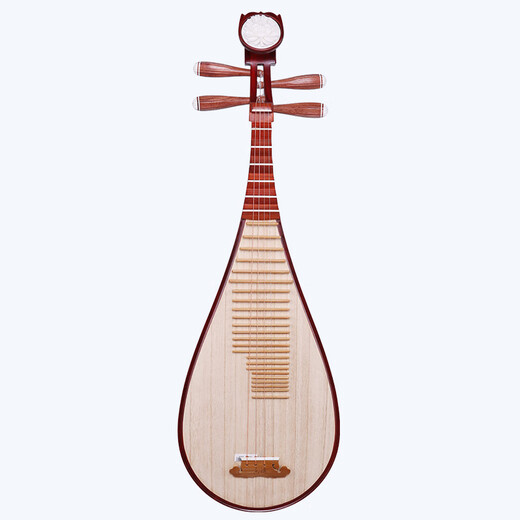 乐海儿童琵琶乐器初学者非洲紫檀木材质素面花开富贵头饰Y02-GS