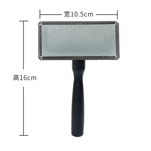 Musentang Black Gold No. 1 Steel Titanium Coated Needle Comb Pet Massage Comb Cat Comb Dog Hair Comb Removal of Floating Hair Removal Massage and Smooth Hair Black Gold No. 1 Needle Comb (Soft Needle)