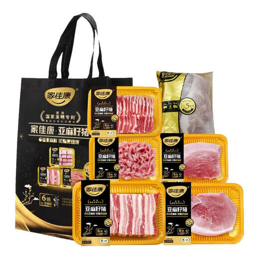 
Flax seeds and fat pork gift pack 2220g Jiajiakang Flax seeds and fat pork gift pack 3890g