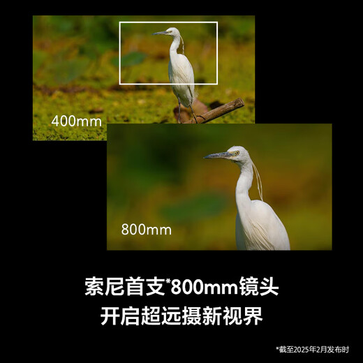 Sony (SONY) full-frame telephoto telephoto landscape/bird shooting super telephoto lens FE400-800mmF6.3-8G OSS SEL400800G