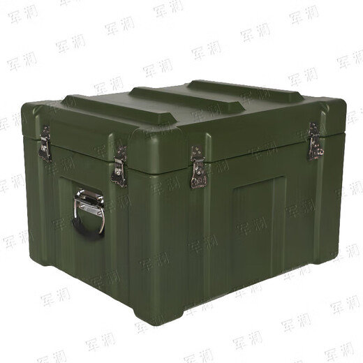 Junlan rotational molding box 600*500*400mm rotational molding box portable equipment box supply box precision instrument box airdrop box military green equipment box JL-GSX003