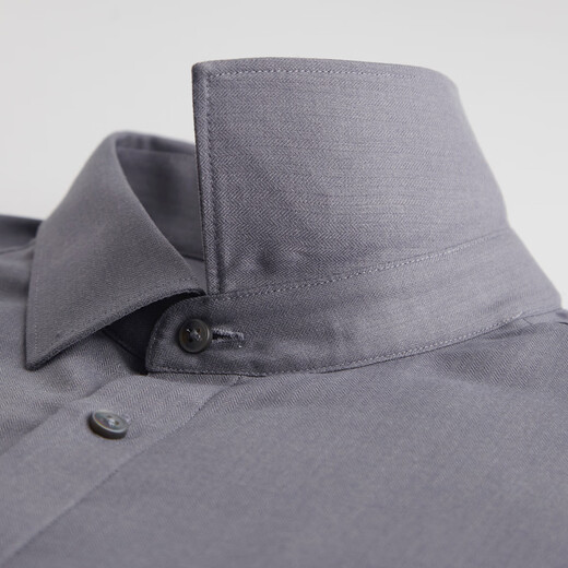 Shanshan 90 white goose down lining long-sleeved shirt men's spring and autumn 2025 new business breathable easy-care no-iron shirt