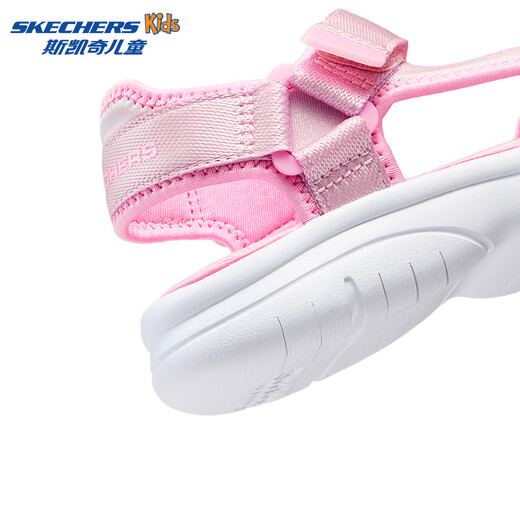 Skechers Girls Velcro Sports Sandals 303048L Light Pink/LTPK 27.5