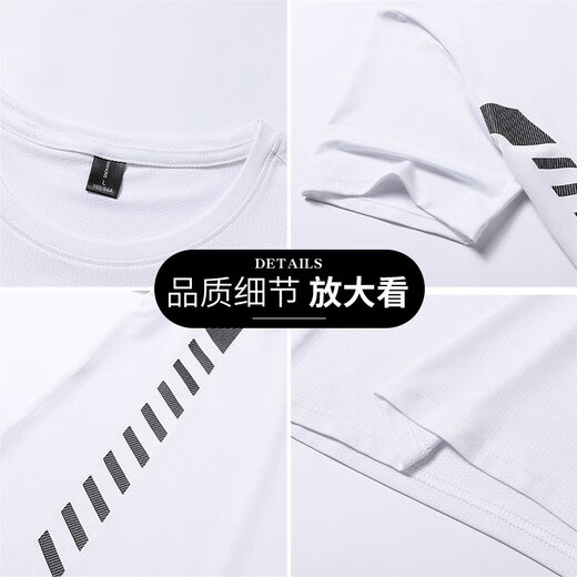 Yalu Bingsi kurzärmeliges T-Shirt für Männer im Sommer New Youth Casual Vielseitig, trendy entspannte, ungezwungene, atmungsaktive, schnell trocknende T-Shirt Hellgrün/9928 XL (Gewicht 110-125jin [Jin gleich 0,5 kg] 165-170)