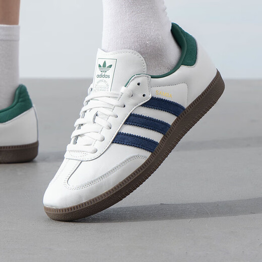 Adidas Clover Frauenschuhe 2025 New Sambaog Casual Board Shoes de Training Shoes Jr0035 Offizieller authentischer IH4882/White 38