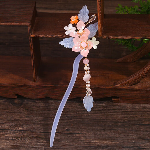 Shijun (SHIJUN) ancient style tassel step-waving hairpin Hanfu accessories simple hairpin female hairpin super fairy Liu 2025 new high-value gift