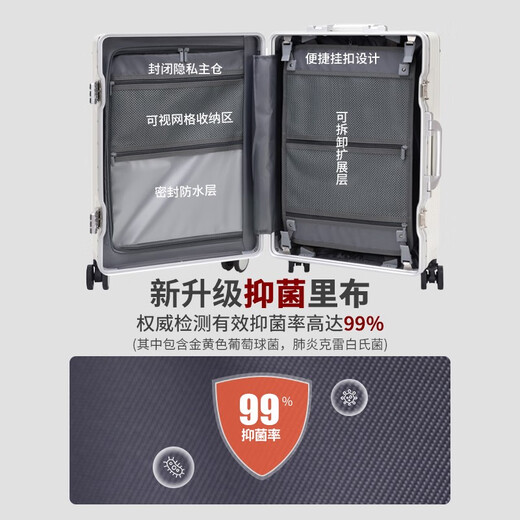 
Xiaomi Red suitcase Wedding Dow Wedding Box 20-inch suitcase 24-inch password box Women's 2024 new model is sturdy and durable Roland Purple (upgradable removable leather handheld luggage tag 1 inch size mold opening recommended to view the size chart