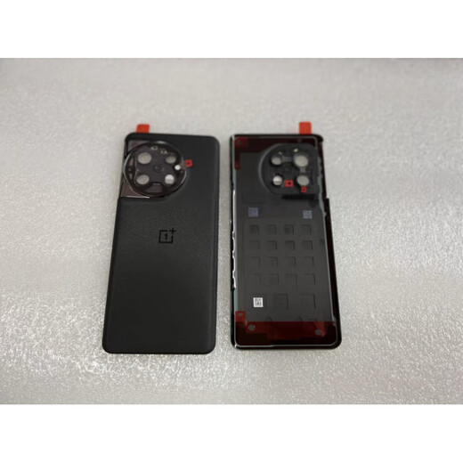 Realme is suitable for OnePlus 11 original back cover glass, original original OnePlus 11 mobile phone back case battery cover, OnePlus 11 original back cover, black, with frame and no lens
