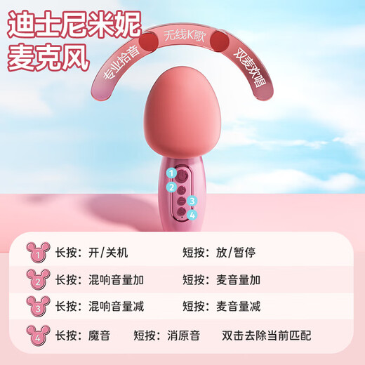 Cool fire little girl birthday gift 6-10 little girls girls toys 3-6 years old children's microphone karaoke audio microphone