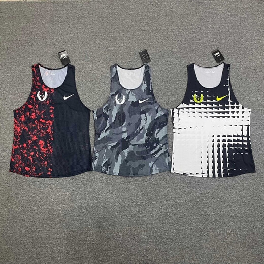 NBA KIDS-NIKE田径速干俄勒冈背心体考透气比赛训练马拉松跑步运动男女 耐克-【主打高端三标齐全】大迫杰/红黑+俄勒冈 均码 耐克-l120-140斤