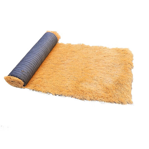 Simulated thatch plastic fur straw roof straw farmhouse scenic pavilion B&B wooden house courtyard carpet decoration waterproof style straw yellow 0.5m*0.5m sample