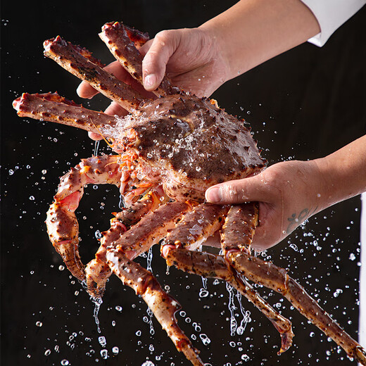 Jingcai Tianyuan Fresh Quick Frozen King Crab 4.5-4.9 Jin Jin is equal to 0.5 kg Russian Big Crab Fresh Seafood Dinner and Gift Delivery Directly from the Source