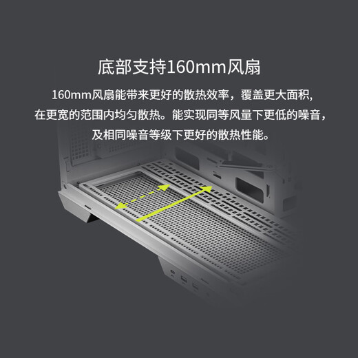 微星（MSI）黑刃PLUS机箱 支持E-ATX主板(360冷排位/ATX背插/海景房/16cm风扇位/前置Type-C/支持5090）