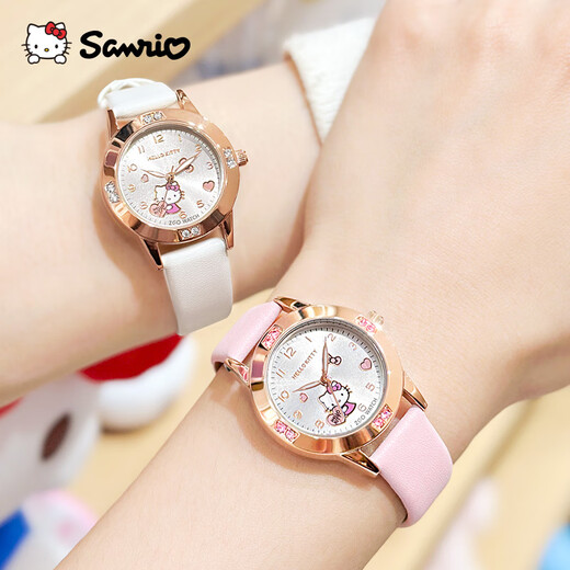 Hello Kitty children's watch only time 6-12-16 year old primary school junior high school students start the school season birthday gift for girls 3271