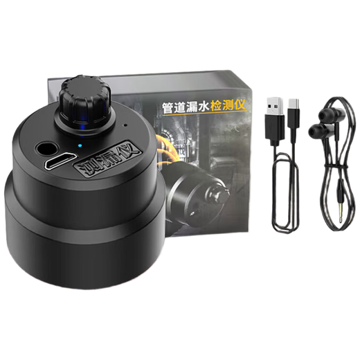 Cast-solid water leakage detector, partition wall ear detector, wall listening device, precise positioning instrument for detecting water leakage, listening device