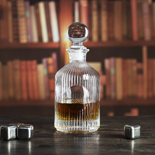 
Liaofengxuan Cross-border Crystal Glass Whiskey Wine Bottle Wine Bottle Wine Pot Refrigerator Wine Bottle Wine Glass Wine Tool Set 15868 850ml