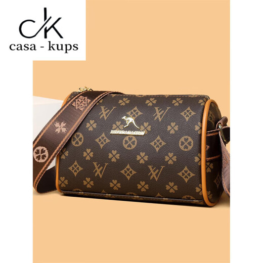 Casa-Kupsck Brand comptoir authentique en cuir sac pour femmes 2025 New Boston Pillow Bag à la mode Sac à bandoulière à une épaule