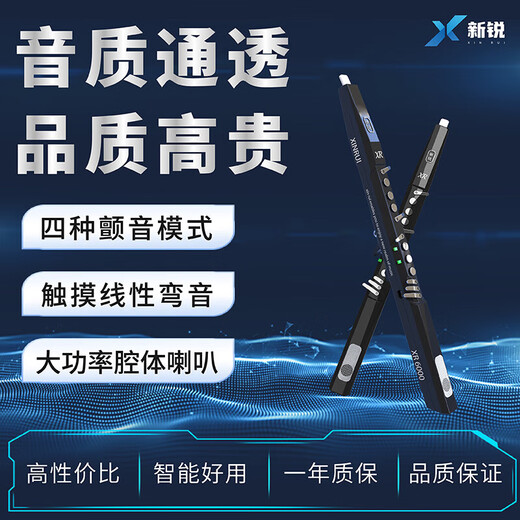新锐XR6000电吹管2025新款国产乐器大全中老年初学者智能电子萨克斯 XR6000黑色标配礼包
