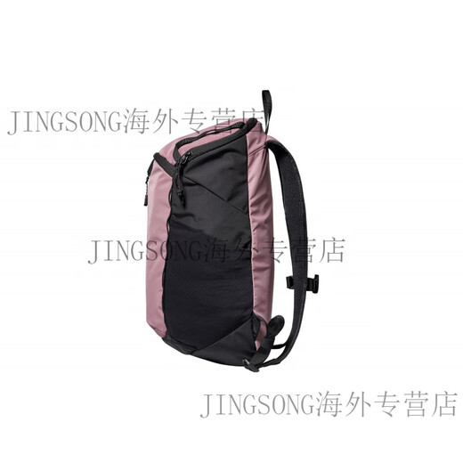 萨洛蒙（Salomon）30L纯色Logo徽标印花大容量拉链开合防水面料双肩包书包常规男女 粉色