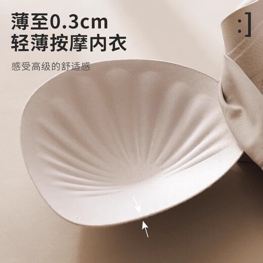 莫代尔全包容大尺码内衣女大胸显小全罩杯无钢圈无痕聚拢文胸收副乳 粉色【大胸显小】 M 【75F/80BCDE 100-120斤】