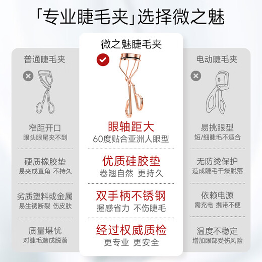 Tweezerman Combo Price Curl Long-lasting Gold Eyelash Curler British Black Eyelash Comb Set