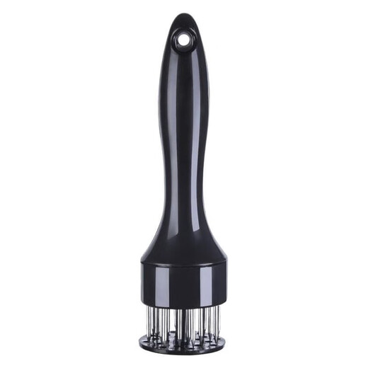 物萃家用断筋嫩肉针猪扒鸡排鸡翅松肉针敲肉锤不锈钢牛排扎孔器猪皮插 快速松肉针【黑色1个】