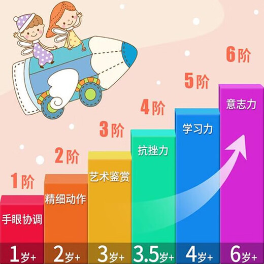 动物卡片早教认知益智启蒙书儿童识字宝宝看图识物图幼儿数字玩具 加大款识字拼图6张