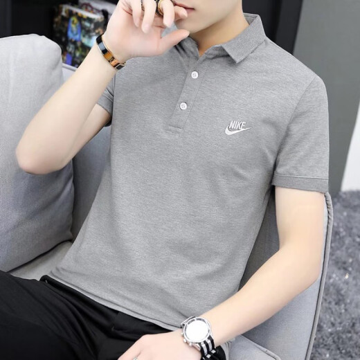 耐克（NIKE）POLO衫短袖翻领夏男士休闲健身纯棉刺绣轻薄训练上衣运动T恤 FN3897-010 S 100-120斤