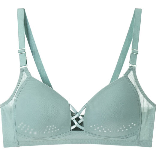 GORRENNO (GORRENNO) Large-breasted small underwear for women without steel rings and side breasts, no trace and glossy large size 95 gathering bra set 3882 skin tone 75D 36/80 (suitable for 80B/80C)