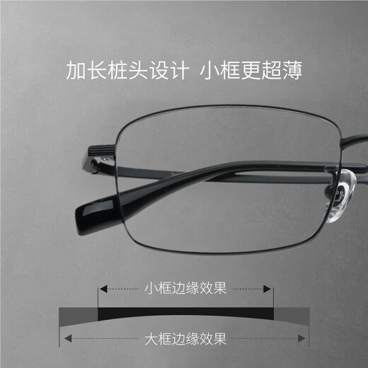 Lente Zeiss Zeiss Miopía Marco de gafas Alta definición de alta definición La luz anti-azul y la protección de la radiación se puede usar con gafas de lente, marco de lente de lente, marco completo de metal KB12116C51 marco plateado con 1.60 lentes de miopía de luz anti-Blue