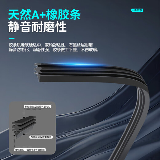 Huangchi Honda CRV special boneless wiper is suitable for 12-21 original car wiper silent strips 26+16U type