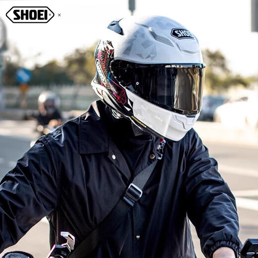 Lossfu Shoei Motorcycle Casco Z8 Casco completo Red Ant Ant Men and Women Japonés Mil Papel Crane Four Seasons American Station Mecha Red Mecha TC-12798 Yuan S