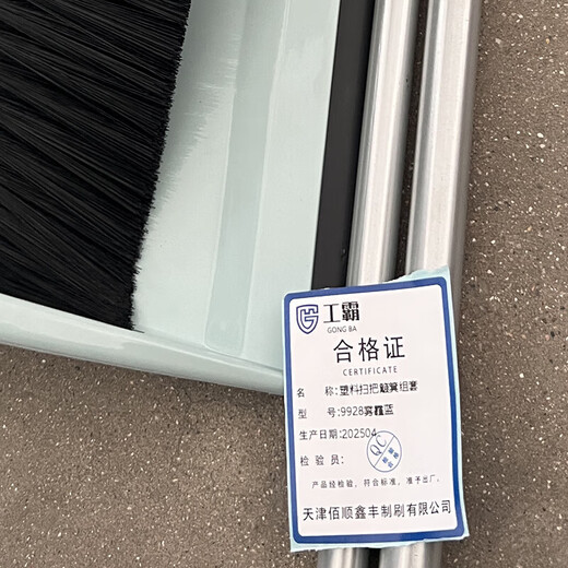 Trabajador Bad Plastic Broom Dust Ban Set 9928 Haze Blue 1 Set