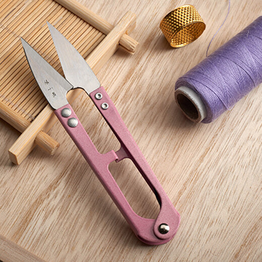 Zhang Xiaoquan corte de hilo de primavera corte de hilo tijeras de sutura botón tijeras taller de costura tijeras pequeñas en forma de U en colores aleatorios