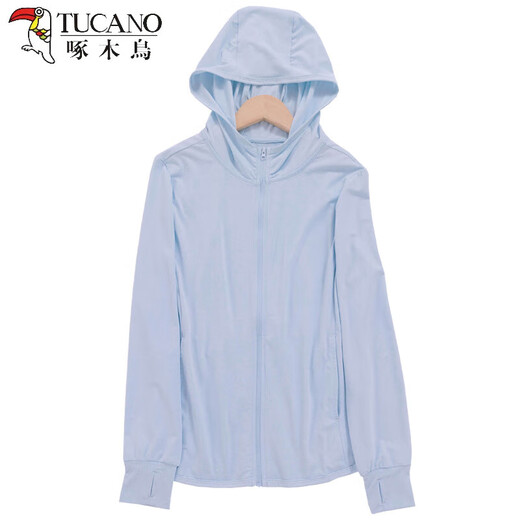 TUCANO;啄木鸟防晒衣女2025新款可外穿夏季薄款外套开衫透气防晒服百搭 玉石白薄 轻薄 S