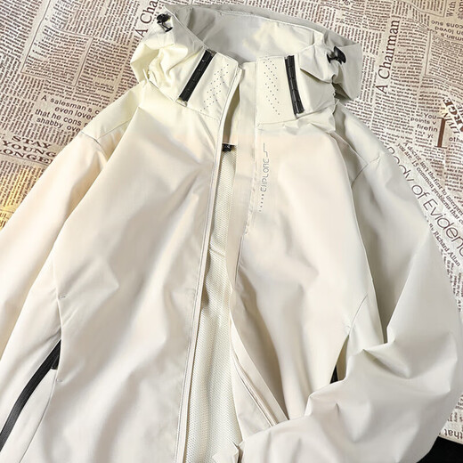 森马（Semir）春秋防风外套三合一风衣防水防雨户外登山黑色大码骑行服 6628深蓝色 常规 5XL 5xl