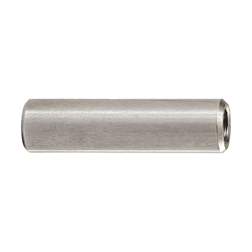 Lehang metal processing accessories stainless steel double-headed internally threaded cylindrical pin with holes at both ends support column connecting rod guide column 10*85*M6 (40 pcs/set)