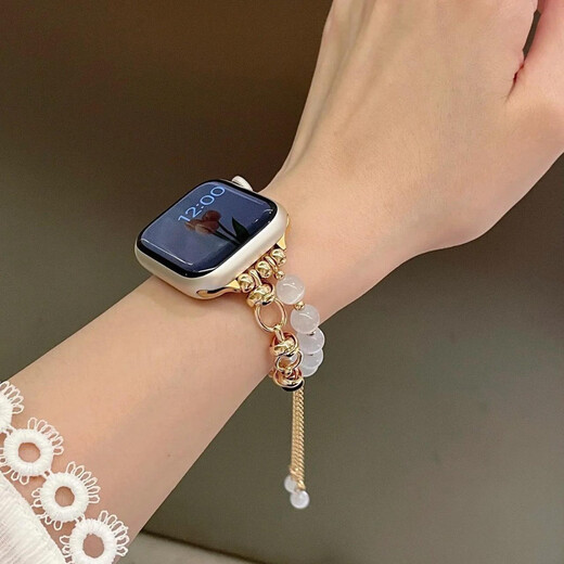 Маленький аромат Cat Eye Crystal Braslet Braflet, подходящий для AppleWatch Apple Watch Iwatch1098 Generation 76Se Gold 38/40/41