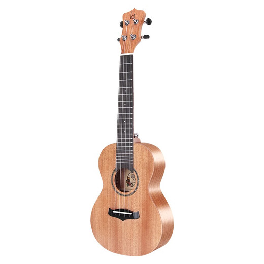 Kaka kaka vancouver ukulele kuc25d Anfänger Mädchen Modell 23-Zoll-Kleine Gitarre mit schwarzem Tuner | Pfirsichblüte Kernholz Vancouver Farbe 21 Zoll